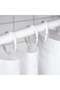 Plastic Shower Curtain Rings, White, 12 Pack - 2