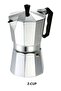 2-Cup Countertop Espresso Percolator Silver/Black - 6