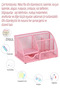 Colorful Desktop Metal Pen Holder Set with 7 Compartments, Mesh Desk Organizer Cube, Note Holder, Paper Clip Holder, Drawer - 4