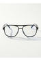 Professor Women's Men's Blue Light Protected Glasses Black Sunglasses - 8