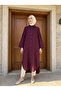Women's Linen Look Buttoned Long Shirt Dress Tunic - 2