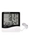 Digital LCD Hygrometer White/Black - 3