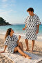 Pool Sea Poncho Bathrobe 100% Cotton - 2