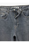 Comfortable Fit Washable Long Straight Leg Cotton Jeans - Baggy Jeans - 6