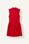 Crew Neck Bengaline Sleeveless Mini Dress I6165Ax26Au - 2
