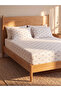 Nevavm Patterned Double Elastic Sheet Set with Difference