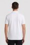 Men Regular Fit Solid Short Sleeve Polo Shirt, White - 4
