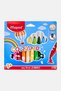 Color Peps 12 Pieces Jumbo Felt Tip Colouring Pens, Multicolor