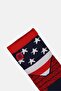 Men 1 Pair Embroidered Cushioned Crew Socks, Multicolor - 3