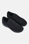 Women Super-Q Knit Lace Up Casual Shoes, Black - 4
