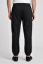 Men Regular Fit Brand Logo Jogger Pants, Black - 4