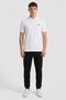 Men Regular Fit Solid Short Sleeve Polo Shirt, White - 2