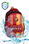 3-Piece Fan Patterned Boys' School Bag Set with Lunch Box and Pen Holder - 3