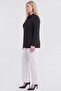 Hotfix Printed Modal Sweatshirt Black - 3