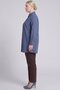 Bead Detailed Cotton Tunic Indigo - 3