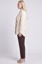 Printed Detailed Cotton Lyocell Tunic Cream - 3