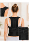Back and Lumbar Support Upright Posture Corset with Adjustable Cross Straps and Mesh Design - 3