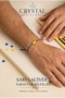 Yellow Navy Blue Macrame Fan Bracelet – Handmade Adjustable Rope Bracelet - 2