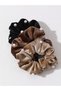 Set of 3 - Velvet Pearl Hair Scrunchies - 2