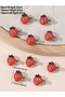 Set of 5 - Strawberry Hair Clips - 6