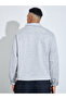 Grey Minimal Zip-Through Jacket - 5