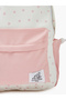 Girls Pink Star Print Casual Backpack - 3