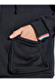 Black Baggy Pocket Hooded Zip-Up Sweat Jacket - 4
