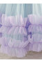 Girls Multi-Color Mermaid Sequin A-Line Midi Dress - 6