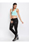 Black Solid Performance Leggings - 3