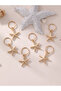 Set of 6 - Starfish Hair Charms - 4