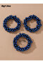 Set of 3 - Beaded Hair Ties - 4
