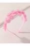 Solid Flower Applique Headband