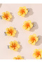 Set of 10 - Flower Hair Clips - 3
