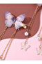 Set of 2 - Butterfly Chain Hair Clips - 3