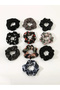 Set of 10 - Printed Hair Scrunchies - 7