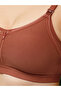 Brown Feeding Non-Padded Non-Wired Full Coverage Bra - 7