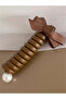 Spiral Hair Tie with Bow - 3