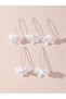 Set of 5 - Flower Hair Pins - 3
