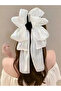 Dot Pattern Bow Claw Clip - 4