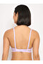 Purple Padded Non-Wired Full Coverage Self-Striped Multiway Bra - 4