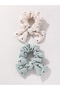 Set of 2 - Dot Print Hair Scrunchies