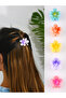 Set of 5 - Flower Mini Hair Clips - 5