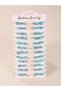 Pack of 12 - Turquoise Shell and Stones Charm Bracelets - 3
