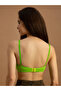 Neon Green Non-Padded Non-Wired Lace Full Coverage Bra - 3