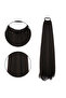Rubber Buckle Ponytail Plain / Red Brown