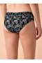 Pack of 3-Mid Waist Printed Hipster Panties with Inner Elastic - 100% Cotton - 4