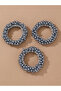 Set of 3 - Beaded Hair Ties - 5
