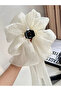 Dot Pattern Bow Claw Clip - 6