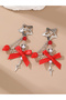 Pack of 2 - Multi-Color Strawberry and Star Charm Hair Clips