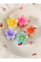 Set of 5 - Flower Mini Hair Clips - 7